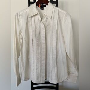 Ellen Tracy White Blouse